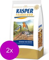 Kasper Faunafood Strooivoer met Insecten - Vogel - Aanvullend voer - 2 x 1 kg