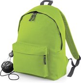 Original Fashion Backpack/Rugzak BagBase - 18 Liter Lime Green