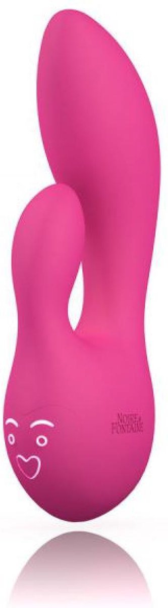 Copain coquin cerise- duovibrator - vibrator voor vrouwen - flexibel - G-spot - clitorisstimulatie - waterproof - USB oplaadbaar