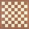 Afbeelding van het spelletje Luxe schaakbord mahonie en esdoorn 50 cm met notatie - veldmaat 55 mm - maat 6