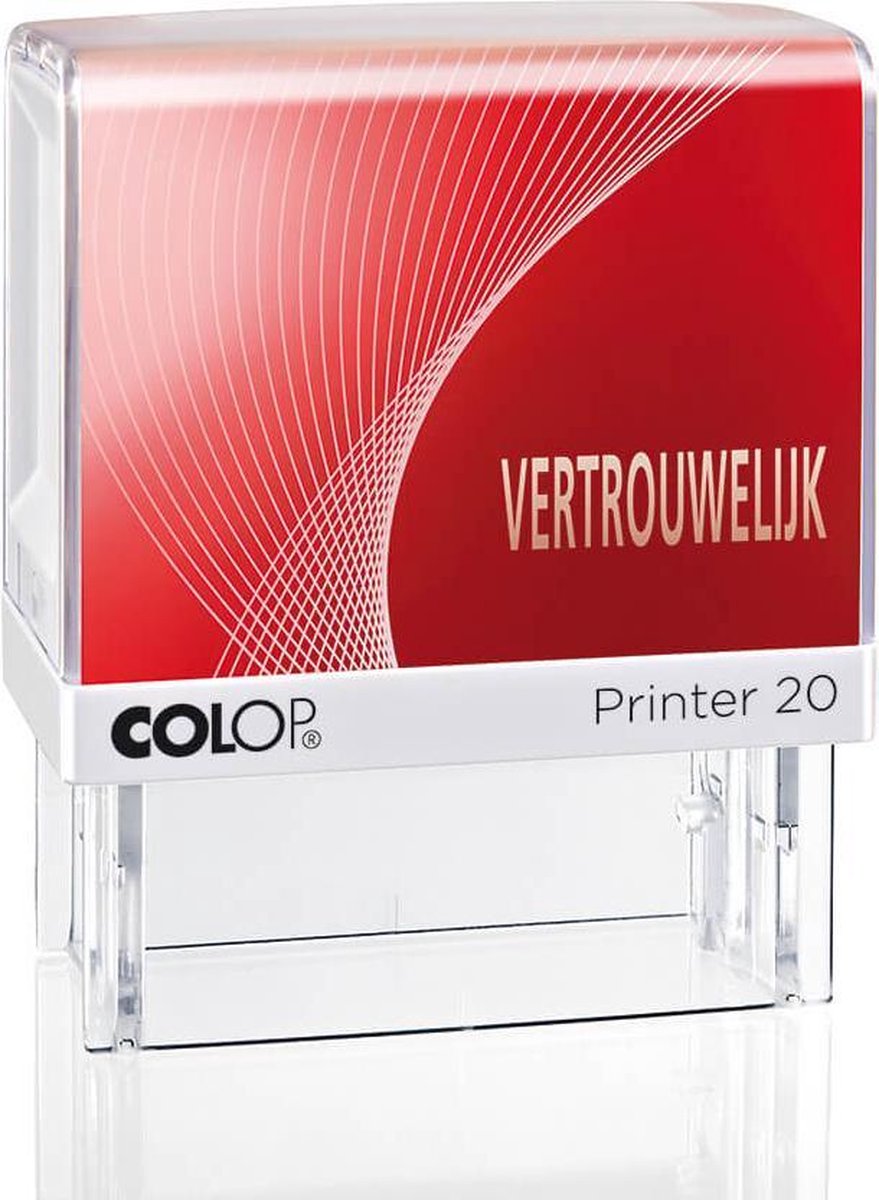 Tekststempel Colop 20 VERTROUWELIJK Rood
