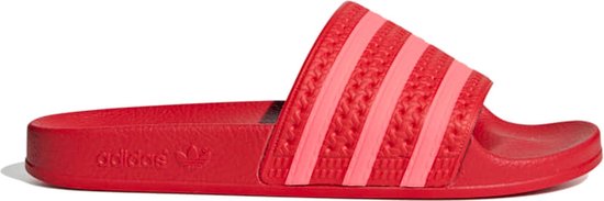 adidas Adilette Slippers Maat 38 - Vrouwen - rood/roze | bol.com