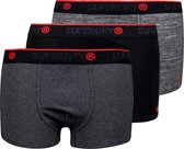 Superdry Sportonderbroek - Maat S  - Mannen - zwart/grijs