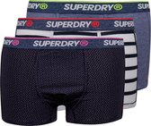 Superdry Sportonderbroek - Maat XXL  - Mannen - navy/wit