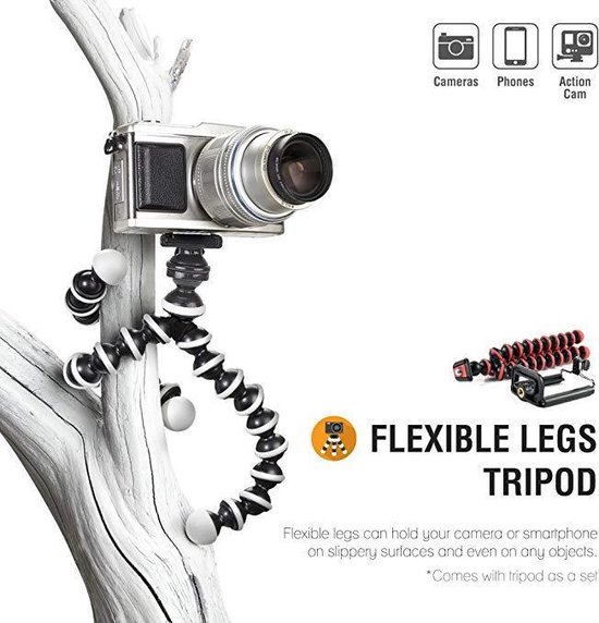 ZFY Octopus Tripod Large Sterk Driepoot Statief voor GoPro , action