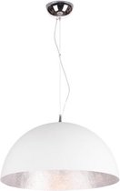 Hanglamp Cupula+ Ø50cm - mat wit / zilver - 60w E27