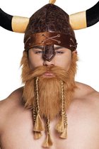 Baard met snor - Viking - Bruin - Groot