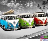 Diamond Painting "JobaStores®" Volkswagen Busjes - volledig - 40x50cm