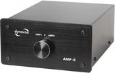 Dynavox AMP-S schakelt tussen 2 versterkers op 1 set speakers zwart