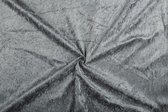 Velours de panne stof - Antraciet - 10 meter
