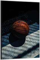 Dibond –Basketbal – 100x150cm Foto op Aluminium (Wanddecoratie van metaal)