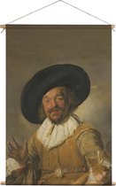 De vrolijke drinker | Frans Hals | ca. 1628 - ca. 1630 | Kunst | Textieldoek | Textielposter | Wanddecoratie | 45CM x 67,5CM” | Schilderij