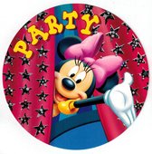 Uitnodigingen Disney Rond - Minnie mouse