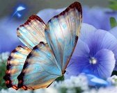 Diamond painting vlinder  30 x 40 cm