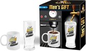 Men's gift coffee and beer