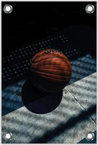 Tuinposter –Basketbal – 80x120cm Foto op Tuinposter (wanddecoratie voor buiten en binnen)