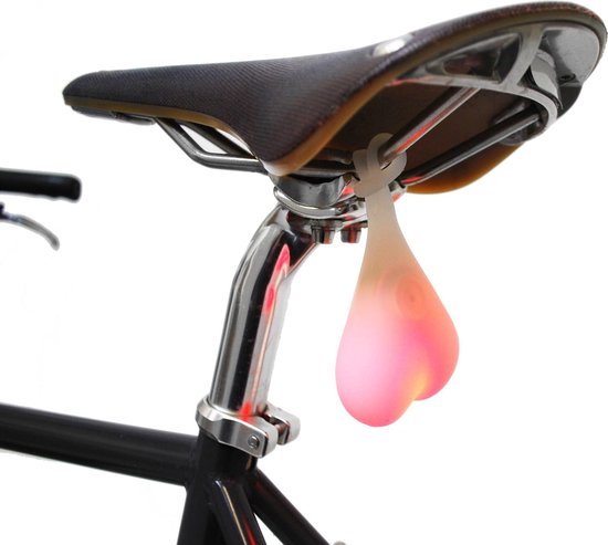 Bike Balls Fietsverlichting LED - Fietszadel - Siliconen