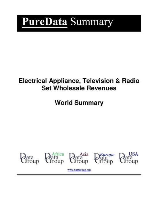 PureData World Summary 1339 - Electrical Appliance, Televisi ... - cover