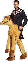 Boland - Volwassenenkostuum Op een paard - Multi - One size - Volwassenen - Paard