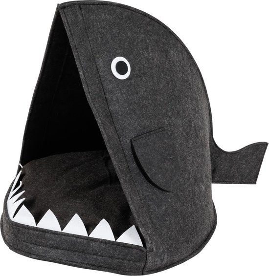 Haai kattenmand 'Shark' - Huisdierenbedje voor Katten en Honden - 41x45x49  cm | bol.com