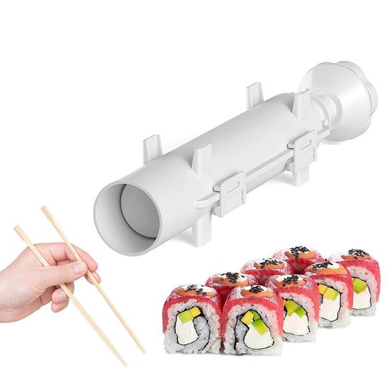 Zachte voeten Amerika pijn doen Kitchen Tools - Sushi maker / bazooka - Complete set inclusief chopsticks  en rijstlepel | bol.com