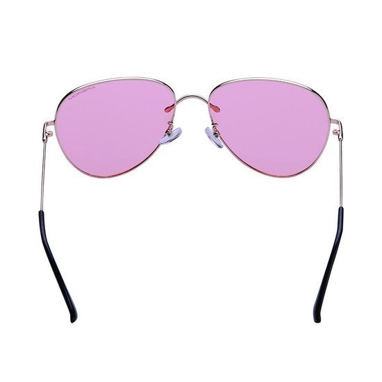 Nihao Todos HD 1.1mm Polarized lens - Gold Plated Metal Anti-Allergisch Frame - Blue base Lens - Beweegbare neusvleugels - UV400 van Nihao. — afbeelding 3