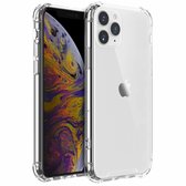iphone 11 Pro Max Hoes Pearlycase.. Cover TPU Siliconen Transparant Met versterkte randen