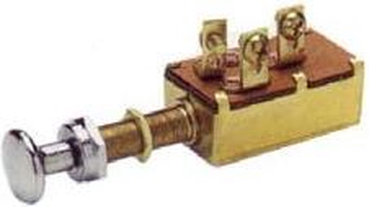 Push pull schakelaar 2 Terminales OFF – ON (GS11110)
