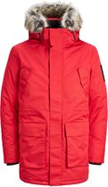 Jack & Jones Meyland Parka  Jas - Maat S  - Mannen - rood