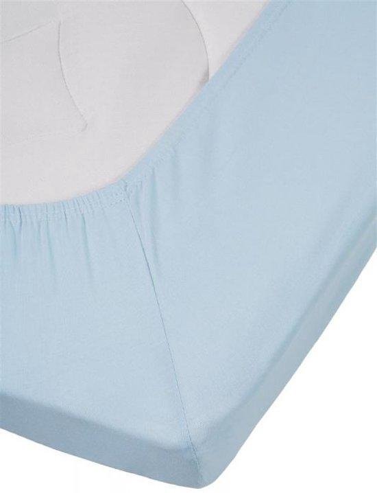 Premium Jersey Lycra Topper Hoeslaken Licht Blauw | 80x200 | Perfecte Pasvorm | Duurzame Kwaliteit