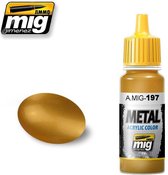 AMMO MIG 0197 Brass - Acryl Verf flesje