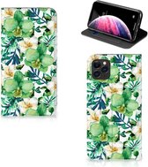 iPhone 11 Pro Max Smart Cover Orchidee Groen