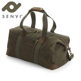 Senvi Weekender Waxed Canvas - Kleur Olive - 19 Liter