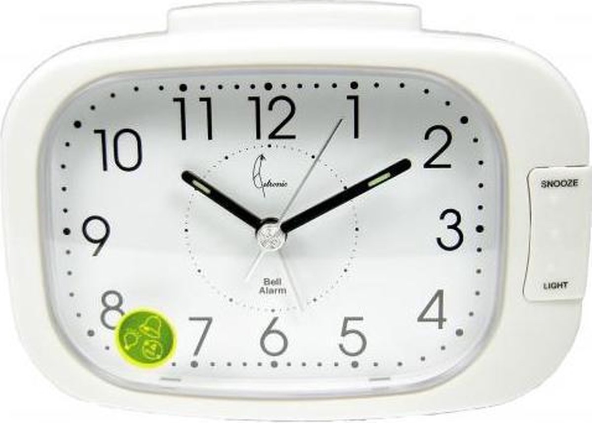 Wekker WIT modern design