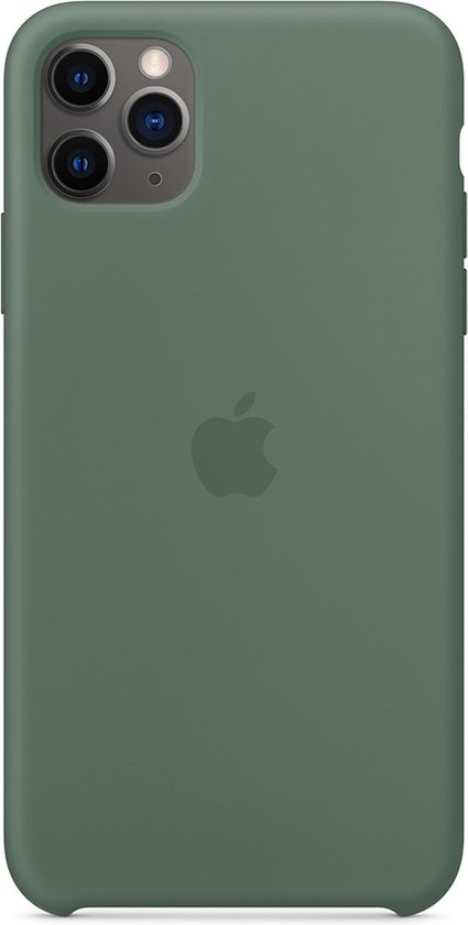 onder geroosterd brood mooi Apple Silicone Backcover iPhone 11 Pro Max hoesje - Pine Green | bol.com