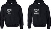 Setje hoodies netflix and chill | Truien voor stel | Set hoodies couple goals | Hoodies netflix and chill | Trui voor hem en haar | Hoodies man vrouw | netflix and chill truien hem