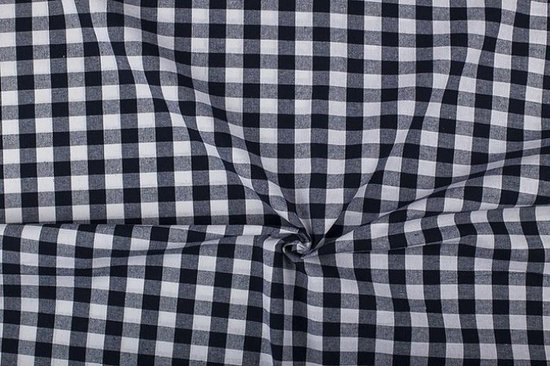 Taches Tissu à Pois BLEU MARINE Matière Polycoton Textile Chic Largeur 140 Cm