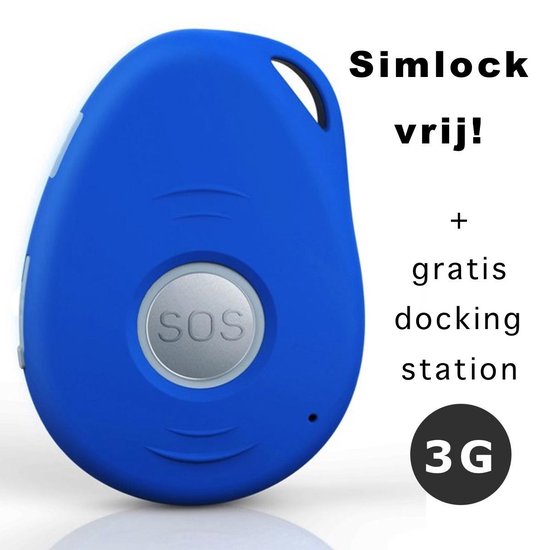 Noodknop met GPS tracker, GSM, valdetectie