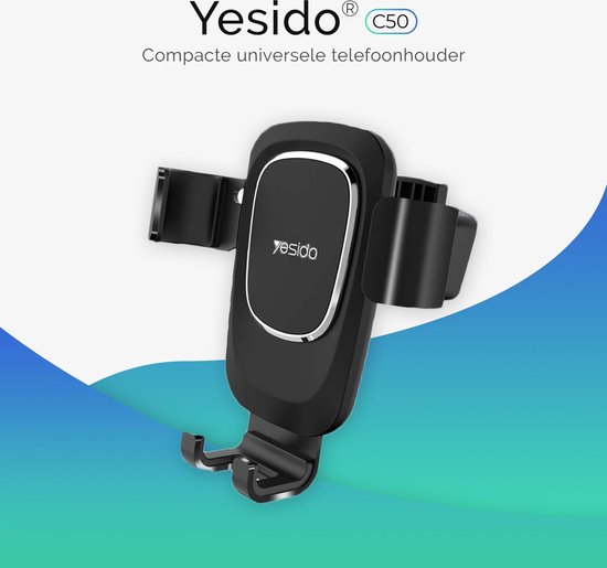 paling zwemmen gordijn Yesido C50® Universele Zelfsluitende Telefoonhouder voor in de auto |  bol.com