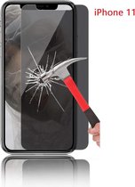 Ntech Apple iPhone 11 Privacy Screenprotector Glass Anti Spy