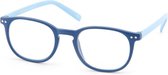 Leesbril INY Icon Double G56000 donkerblauw/lichtblauw +1.00