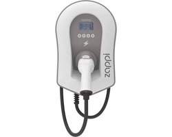 Myenergi Zappi V2.1 - 22 kW - fase 3 - 32A - 6,5 meter laadkabel type 2 - Wit - laadpaal