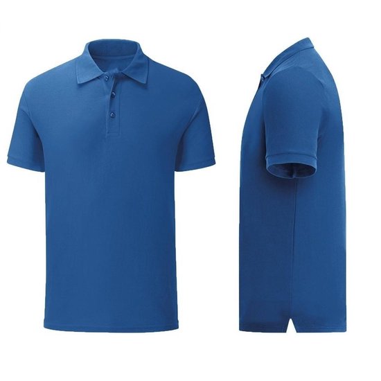 Senvi Tailored Polo doux au toucher Couleur bleu royal Taille S