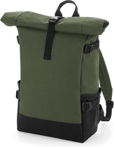 Senvi Laptop Rugzak/Backpack RolTop - Kleur Olive- 22 Liter