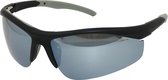 Amoy Skye Half Frameless Sportbril HD 1.1mm 7 Layers Polarized Lens - TR-90 Ultra-Light frame - Anti-Reflect coating - True Silver Revo Coating - TPU Anti-Swet Neusvleugels en Temp