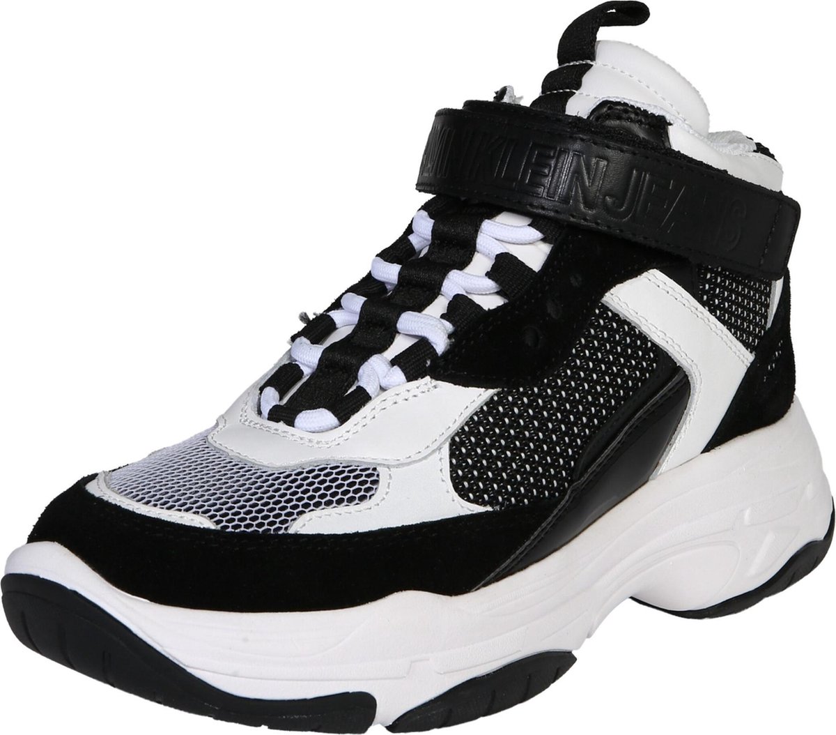 Calvin Klein Jeans sneakers hoog missie Wit-40 | bol.com