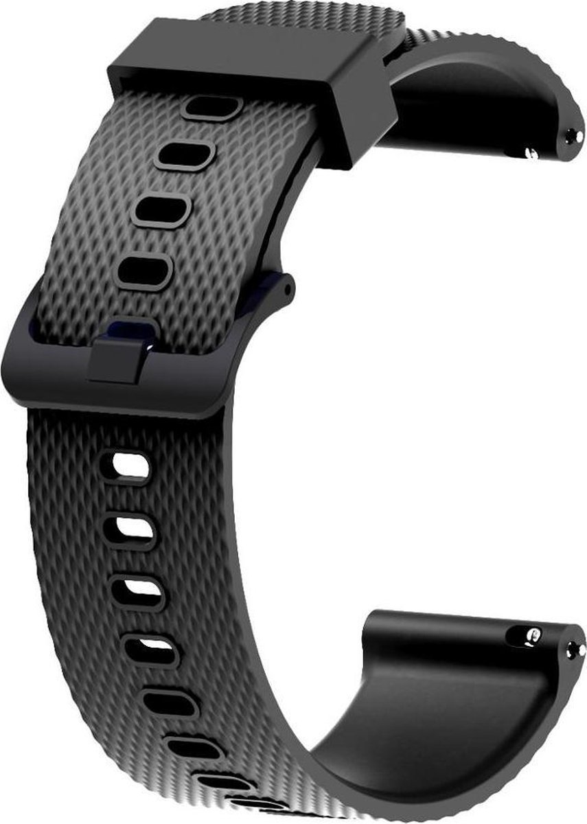 iMoshion Bracelet en silicone pour Garmin Forerunner 245 - Noir