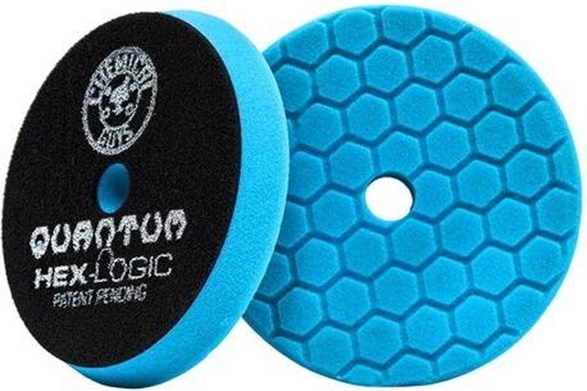 Chemical Guys Hex Logic Quantum Polijstpad 135mm BLAUW - Polishing & Finishing