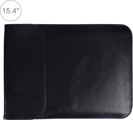 Let op type!! 15 4-inch PU + Nylon tas geval Sleeve laptop dragen laptoptas  voor MacBook  Samsung  Xiaomi  Lenovo  Sony  DELL  ASUS  HP (zwart)