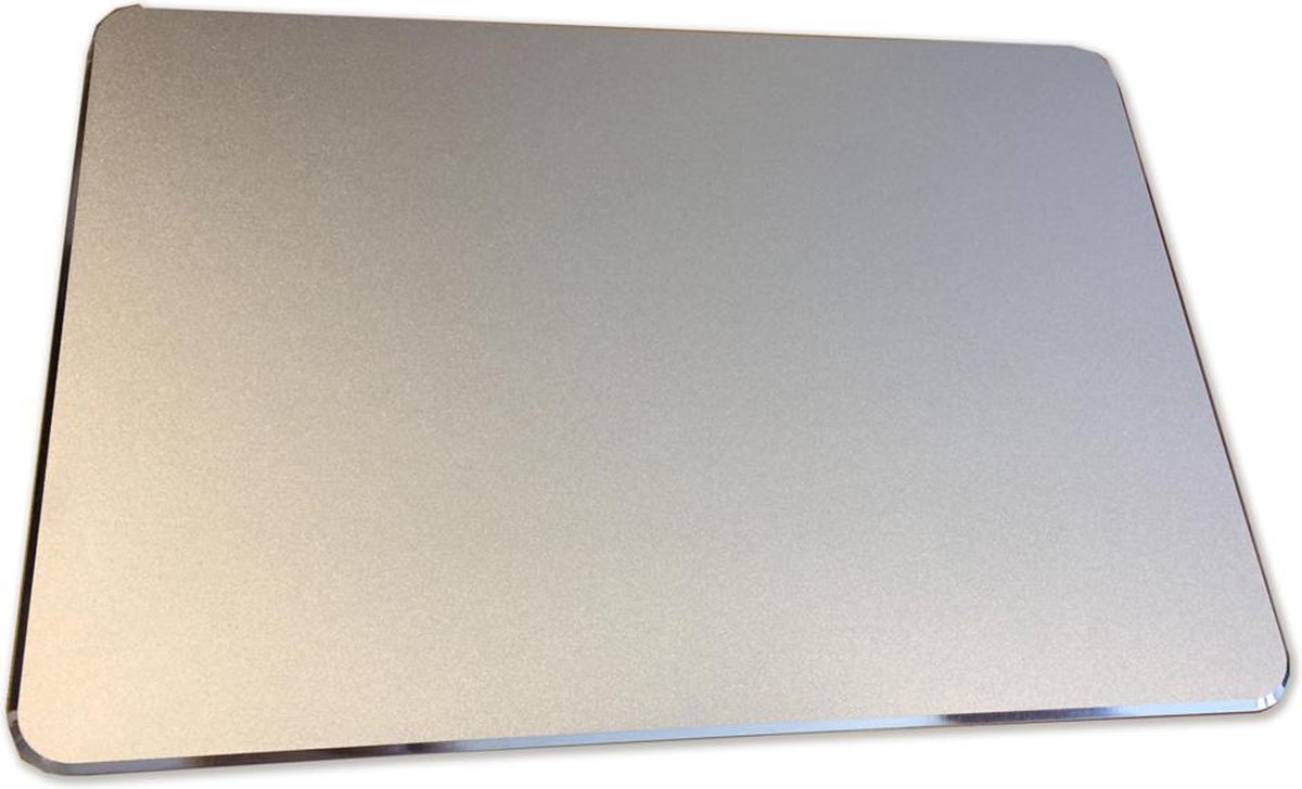 Aluminium Muismat – Gaming Mousepad – 20x24 CM – Zilver